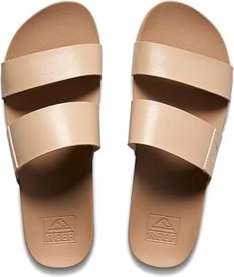 Reef Cushion Vista Women's Sandals Oasis : 8 B - Medium, Faux Leather - Image 2