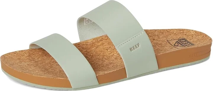 Reef Cushion Vista Women's Sandals Sage : 9 B - Medium, Faux Leather - Image 5