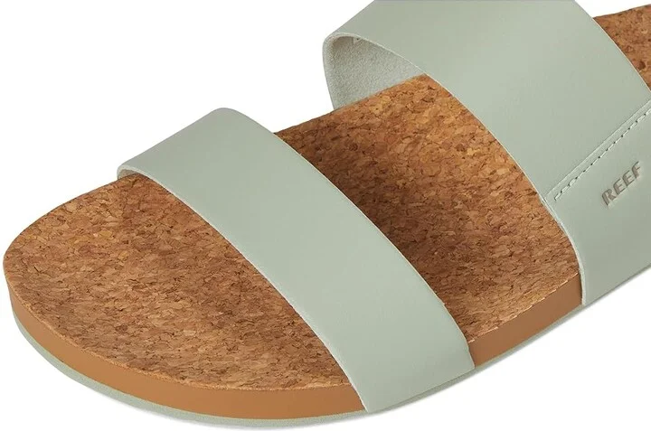 Reef Cushion Vista Women's Sandals Sage : 9 B - Medium, Faux Leather - Image 7