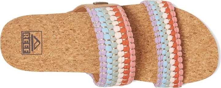 Reef Cushion Vista Women's Sandals Textile : 8 B - Medium, Faux Leather - Image 2