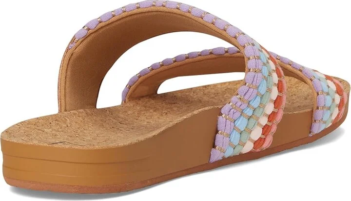 Reef Cushion Vista Women's Sandals Textile : 8 B - Medium, Faux Leather - Image 4