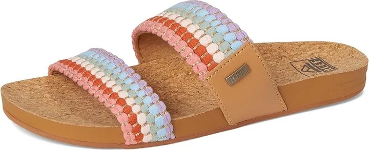Reef Cushion Vista Women's Sandals Textile : 8 B - Medium, Faux Leather - Image 5