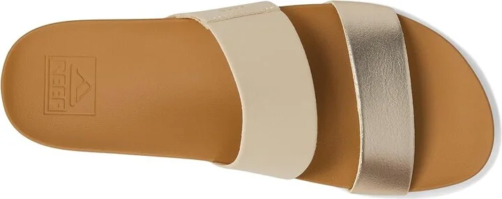 Reef Cushion Vista Women's Sandals Vintage/Gold : 9 B - Medium, Faux Leather - Image 2