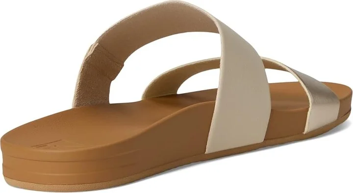 Reef Cushion Vista Women's Sandals Vintage/Gold : 9 B - Medium, Faux Leather - Image 4