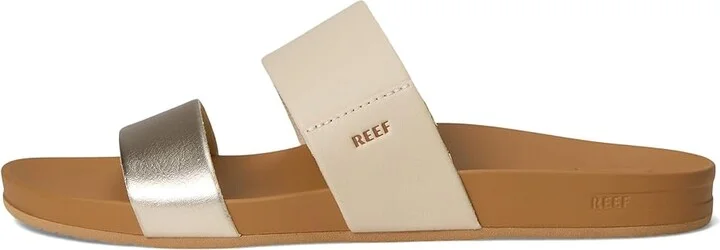 Reef Cushion Vista Women's Sandals Vintage/Gold : 9 B - Medium, Faux Leather - Image 6
