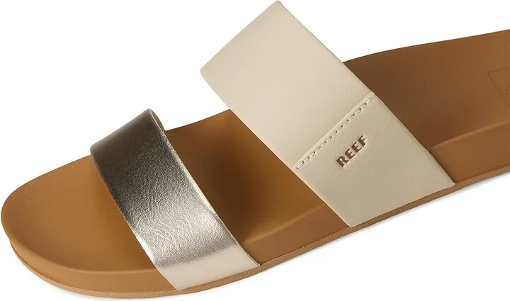 Reef Cushion Vista Women's Sandals Vintage/Gold : 9 B - Medium, Faux Leather - Image 7