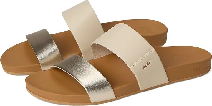 Reef Cushion Vista Women's Sandals Vintage/Gold : 9 B - Medium, Faux Leather