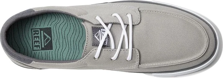 Reef Deckhand 3 Men's Lace up casual Shoes Grey/White : 7 D - Medium, Canvas - Image 3