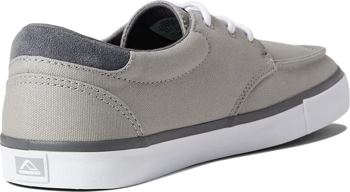 Reef Deckhand 3 Men's Lace up casual Shoes Grey/White : 7 D - Medium, Canvas - Image 5