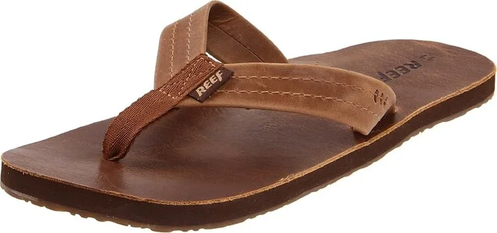 Reef Draftsmen Men's Sandals Brown/Bronze : 4 D - Medium, Leather/EVA - Image 2