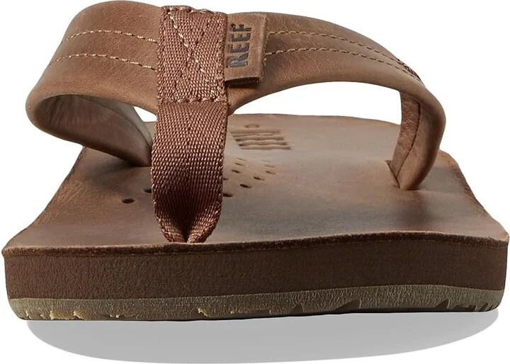 Reef Draftsmen Men's Sandals Brown/Bronze : 4 D - Medium, Leather/EVA - Image 3