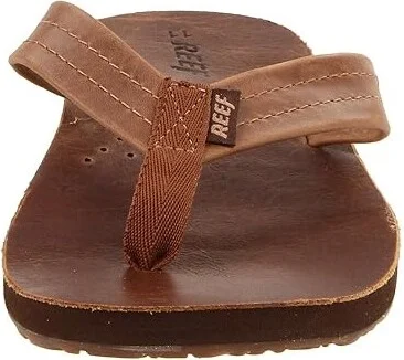 Reef Draftsmen Men's Sandals Brown/Bronze : 4 D - Medium, Leather/EVA - Image 6