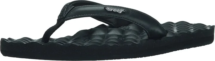Reef Dreams Women's Sandals Black/Black : 5 B - Medium, Satin/Synthetic - Image 2