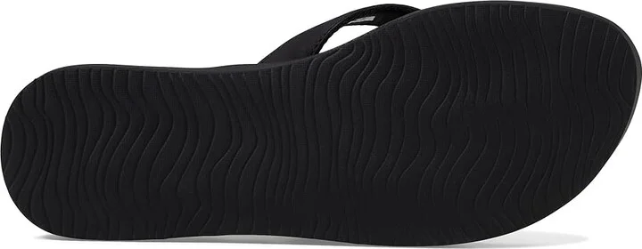 Reef Dreams Women's Sandals Black/Black : 5 B - Medium, Satin/Synthetic - Image 4