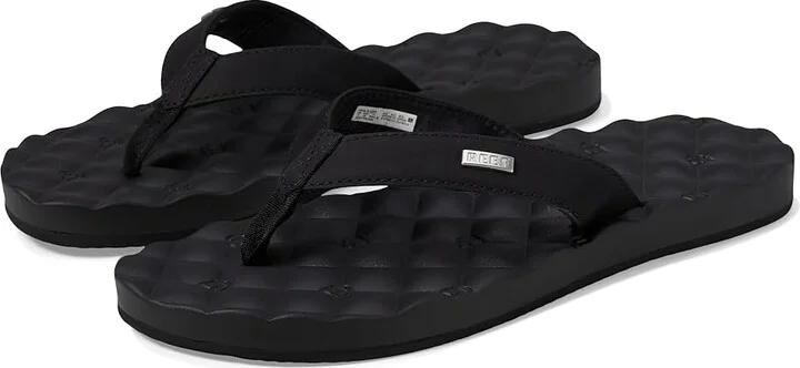 Reef Dreams Women's Sandals Black/Black : 5 B - Medium, Satin/Synthetic