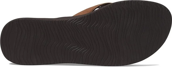 Reef Dreams Women's Sandals Brown : 6 B - Medium, Satin/Synthetic - Image 4