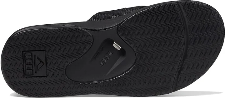 Reef Fanning Men's Sandals All Black : 4 D - Medium, Synthetic - Image 4