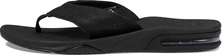 Reef Fanning Men's Sandals All Black : 4 D - Medium, Synthetic - Image 7