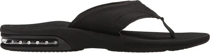 Reef Fanning Men's Sandals All Black : 4 D - Medium, Synthetic - Image 8
