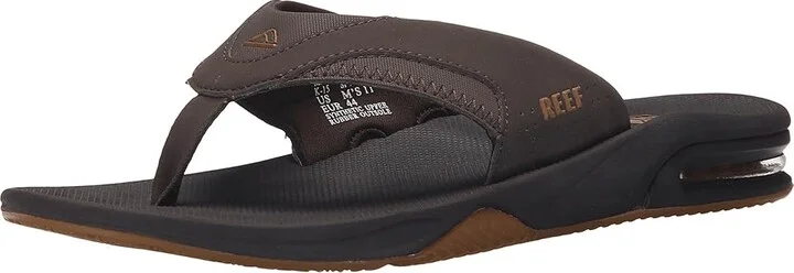 Reef Fanning Men's Sandals Brown/Gum 2 : 4 D - Medium, Synthetic - Image 2