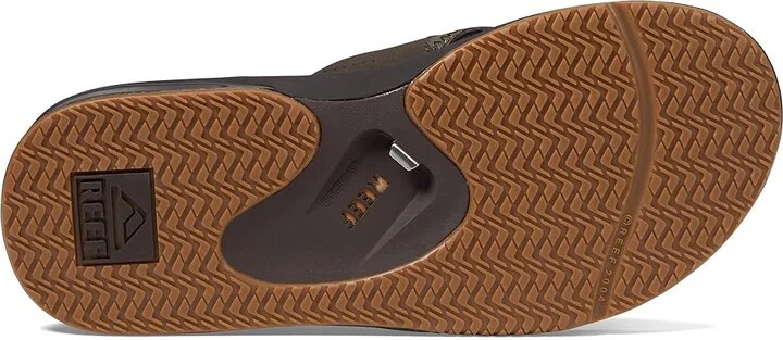 Reef Fanning Men's Sandals Brown/Gum 2 : 4 D - Medium, Synthetic - Image 4