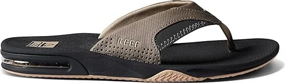 Reef Fanning Men's Sandals Fossil/Raven : 14 D - Medium, Synthetic - Image 6