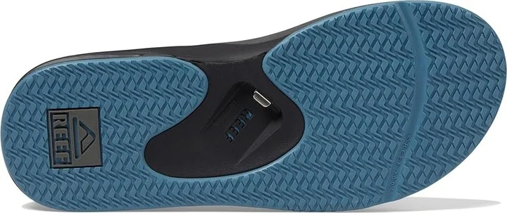 Reef Fanning Men's Sandals Grey/Light Blue : 8 D - Medium, Synthetic - Image 4