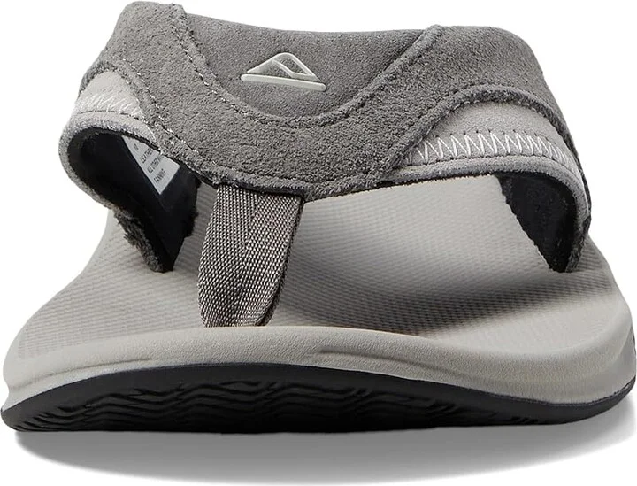 Reef Fanning Men's Sandals Grey Suede : 7 D - Medium, Synthetic - Image 2