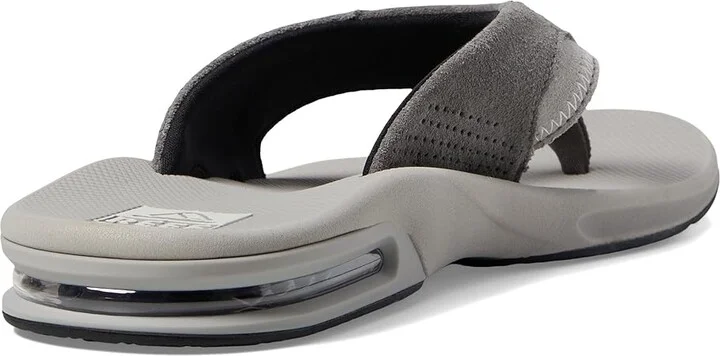 Reef Fanning Men's Sandals Grey Suede : 7 D - Medium, Synthetic - Image 4