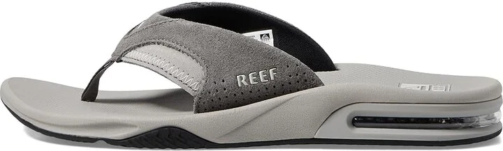 Reef Fanning Men's Sandals Grey Suede : 7 D - Medium, Synthetic - Image 5