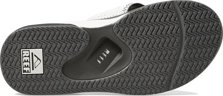 Reef Fanning Men's Sandals Grey/White : 7 D - Medium, Synthetic - Image 4