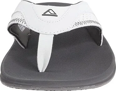 Reef Fanning Men's Sandals Grey/White : 7 D - Medium, Synthetic - Image 6