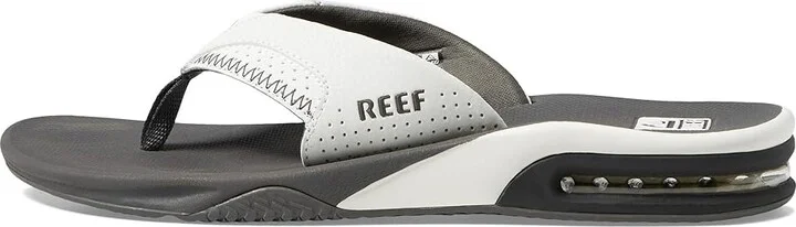 Reef Fanning Men's Sandals Grey/White : 7 D - Medium, Synthetic - Image 7