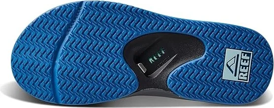 Reef Fanning Men's Sandals Gunmetal/Ocean : 9 D - Medium, Synthetic - Image 3