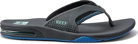 Reef Fanning Men's Sandals Gunmetal/Ocean : 9 D - Medium, Synthetic - Image 4