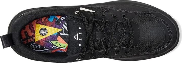 Reef Fanning Men's Shoes Black/Silver 3 : 9.5 D - Medium, Synthetic - Image 2