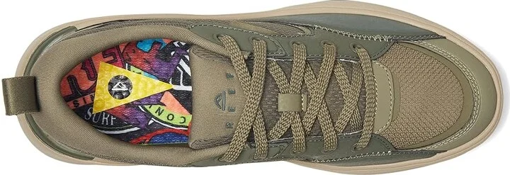 Reef Fanning Men's Shoes Olive/Tan : 8 D - Medium, Textile - Image 2