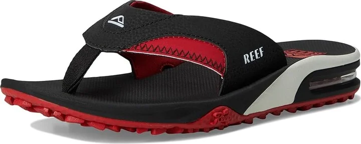 Reef Fanning Pregame Men's Sandals Black/Red : 6 D - Medium - Image 5