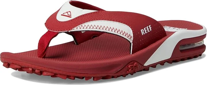 Reef Fanning Pregame Men's Sandals Crimson/White : 12 D - Medium - Image 5