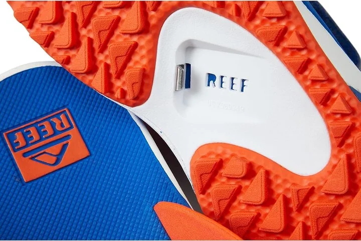 Reef Fanning Pregame Men's Sandals Orange/Blue : 9 D - Medium - Image 7