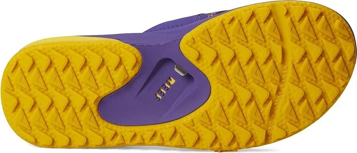 Reef Fanning Pregame Men's Sandals Purple/Gold : 6 D - Medium - Image 3