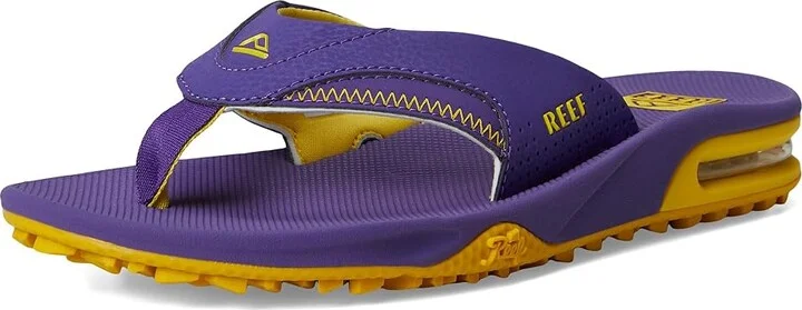 Reef Fanning Pregame Men's Sandals Purple/Gold : 6 D - Medium - Image 5