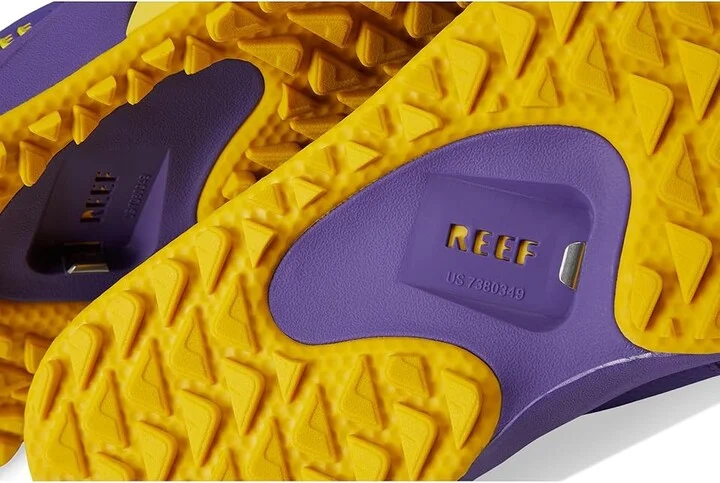 Reef Fanning Pregame Men's Sandals Purple/Gold : 6 D - Medium - Image 7
