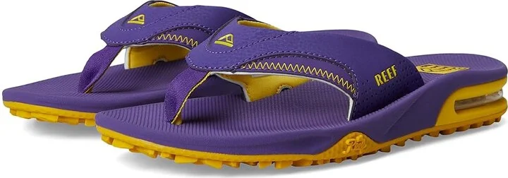 Reef Fanning Pregame Men's Sandals Purple/Gold : 6 D - Medium