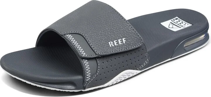 Reef Fanning Slide Men's Comfort Sandals Shadow - 10 Medium