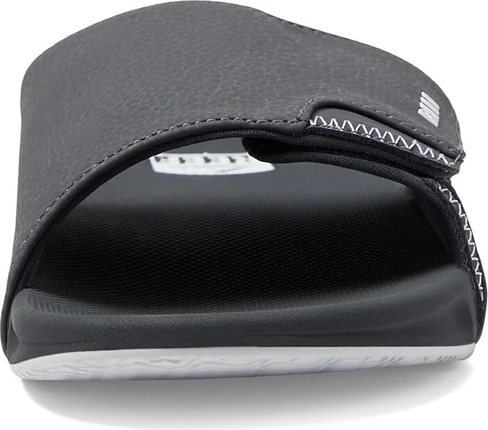 Reef Fanning Slide Men's Shoes Shadow : 6 D - Medium, Synthetic - Image 2