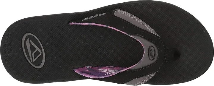 Reef Fanning W Women's Sandals Black/Grey 2 : 5 B - Medium, Synthetic - Image 3