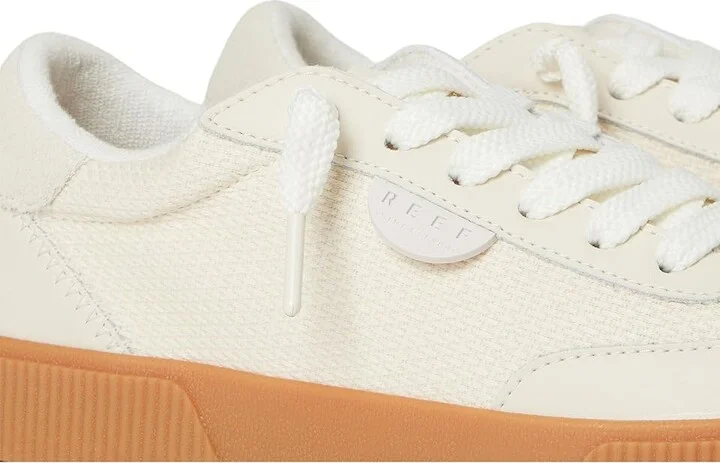 Reef Lay Day Seas Women's Shoes Vintage/White : 6 B - Medium, Leather/Rubber - Image 7
