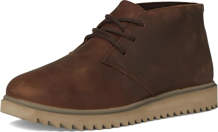 Reef Leucadian Men's Sandals Brown LE : 8 D - Medium, Leather/Suede - Image 5