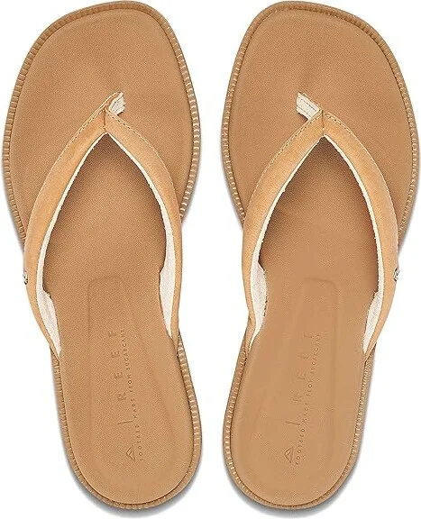 Reef Lofty Lux Women's Shoes Natural : 9 B - Medium, Leather - Image 2